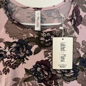 Latched Mama T-Shirt Nursinh Dress NWT